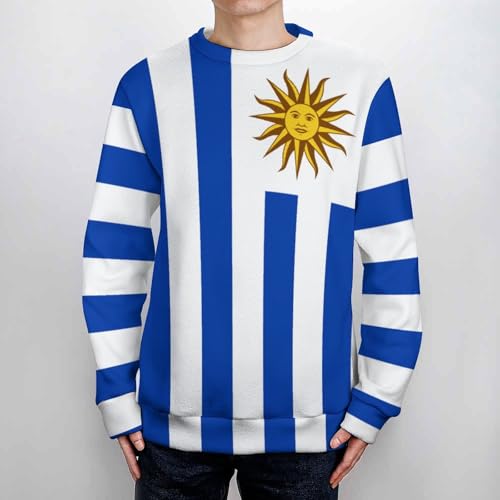 United Nations Flag Sweater Long Sleeve Crew Neck Knitted Casual Pullover Sweater2