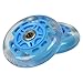 L.E.D. Scooter Wheels with ABEC 9 Bearings for Razor Scooters 100mm Light Up 2-Pack (Blue)