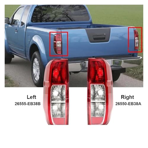 Feu arrière gauche Nissan Navara D40 2005-2015 pick-up feu de frein avec ampoule