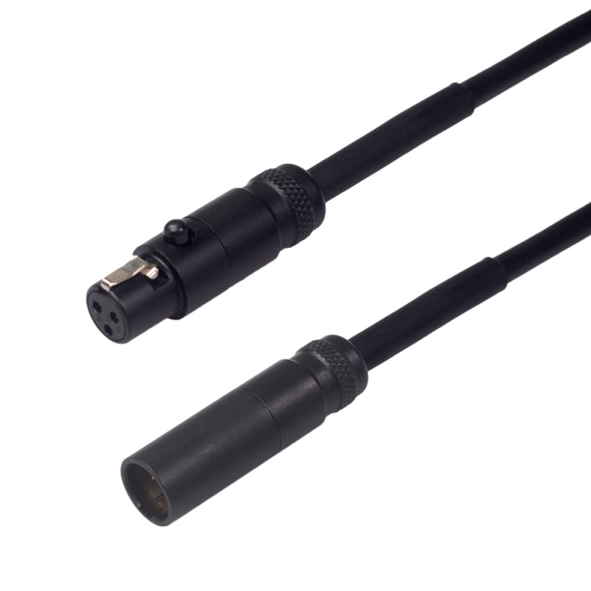 Toyvian 3 Pezzi 3 Pin Mini Maschio A Femmina Cavo Di Prolunga Microfono Schermato Ad Alta Fedeltà Nero Per Telecamere
