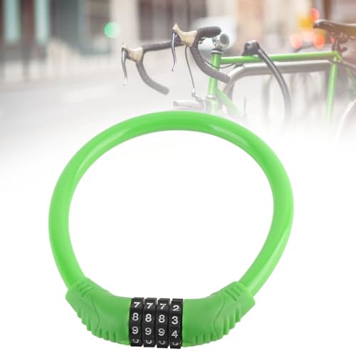 Candado de Cable para Bicicleta, 4 Dígitos miniatura 5