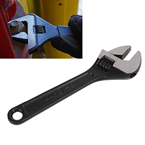 Yctze Jaw Adjustable Wrench, 45 Steel Larger Knurl Hanging Hole Crescent Wrenches for Home Industrial (8 inches) - Image 4