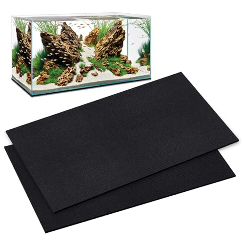 48x24 Inch Aquarium Leveling Mat - Neoprene Non-Slip Shockproof Fish Tank Pad 0.2 Thick Waterproof Tank Base Cushion for Uneven Surfaces Cut-to-Size Floor & Desktop Protector