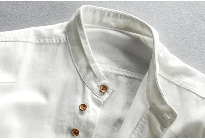 Mens Casual Soft Cotton Linen Jackets Business Lightweight Button Blazers Long Sleeve Lapel Collar Sport Coats3