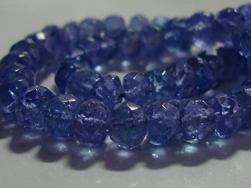 Tanzanite bleu pervenche facettée 3mm pour création bijoux bohèmes