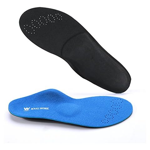WAKI HOME Orthotics Insoles/Inserts/Pads with Arch Supports for Flat Feet,Plantar Fasciitis,Feet Pain,Pronation,Metatarsal Support for Men and Women Cover