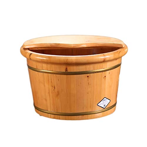 Cubeta de Madera para Baño de Pies y Pedicura
