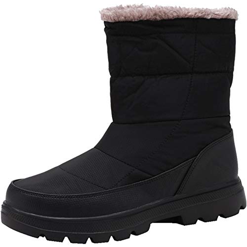 Coppia Stivali da Neve Punta Tonda Caldo Peluche