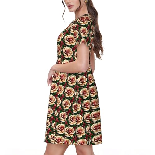 Robe d'été rustique fleurie idéale pour vos vacances - 2