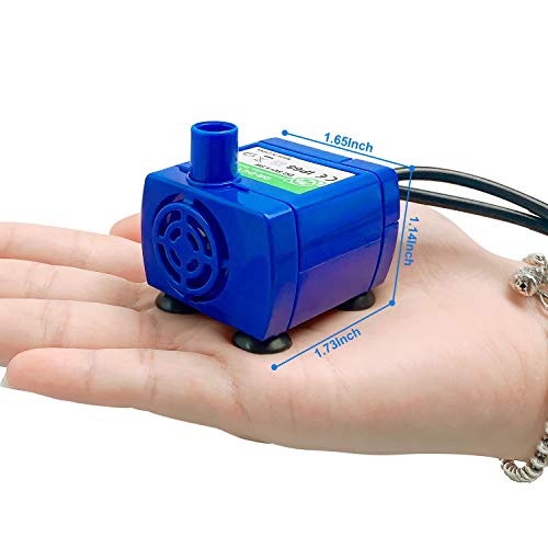 Bomba sumergible para fuente de agua para mascotas DR-DC160 miniatura 4