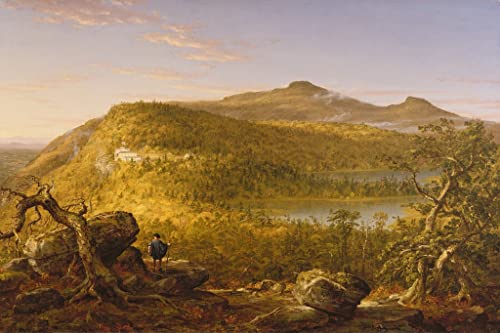 Impression prints toile peinture murale Thomas Cole tableau abstrait premium 60x90