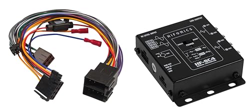 Hifonics HF-SC4-ISO - 4-kanałowy konwerter "High To Low Level" z funkcją automatycznego włączania, funkcją sumowania i przyłączem EPS-plug & play dzięki połączeniu wtykowemu ISO