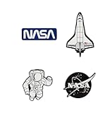 NASA Icons 4-Pack Lapel Pin Set