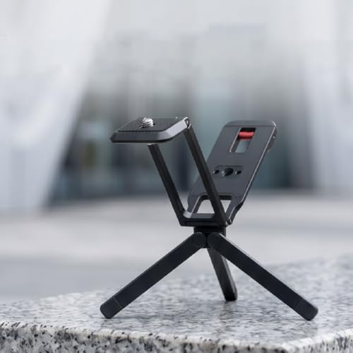Trípode magnético para teléfono evita caídas con su rotación de 180° y base de metal 1/4 3