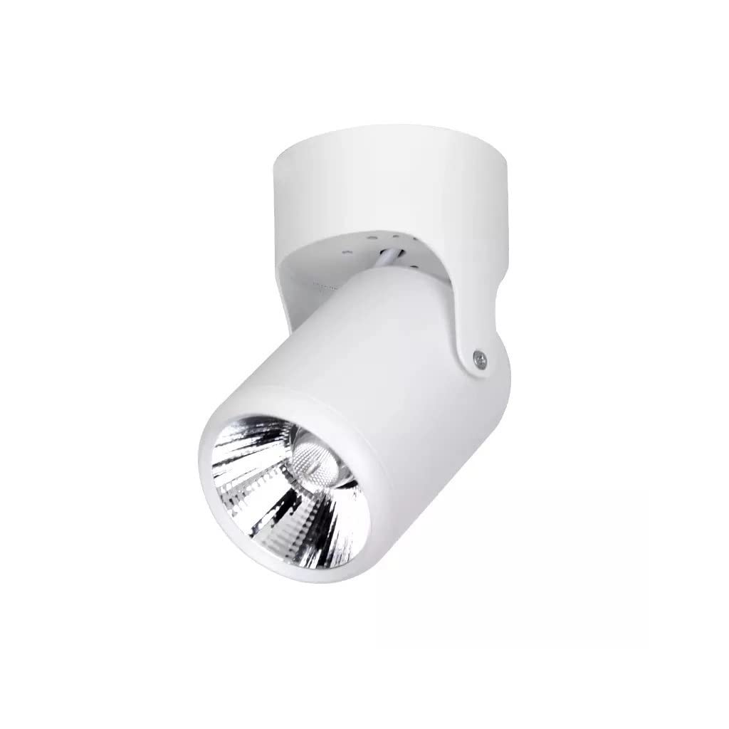 ZNULA Wall-Mounted Spotlight LED Single Light Universal Adjustable Spotlight Track Light Small Ceiling-Style Living Room Aisle TV Background Wall ( Color : White , Size : White Light -7w )