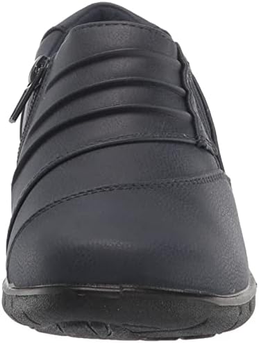 Easy Street Women's Dee Flat Shoe Sneaker, Navy, 11 | Image 1