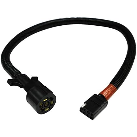 RV Pigtails 40065 Palomino/Tracker 7-8 Way Pigtail - Orange, 36" Cover