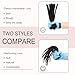DAIXI Handmade Interlocking Locs 100% Real Human Hair Permanent Loc Extensions Textured Natural Looking Soft Dreadlocks (1B - 0.8cm, 6 Inch 30 Strands)