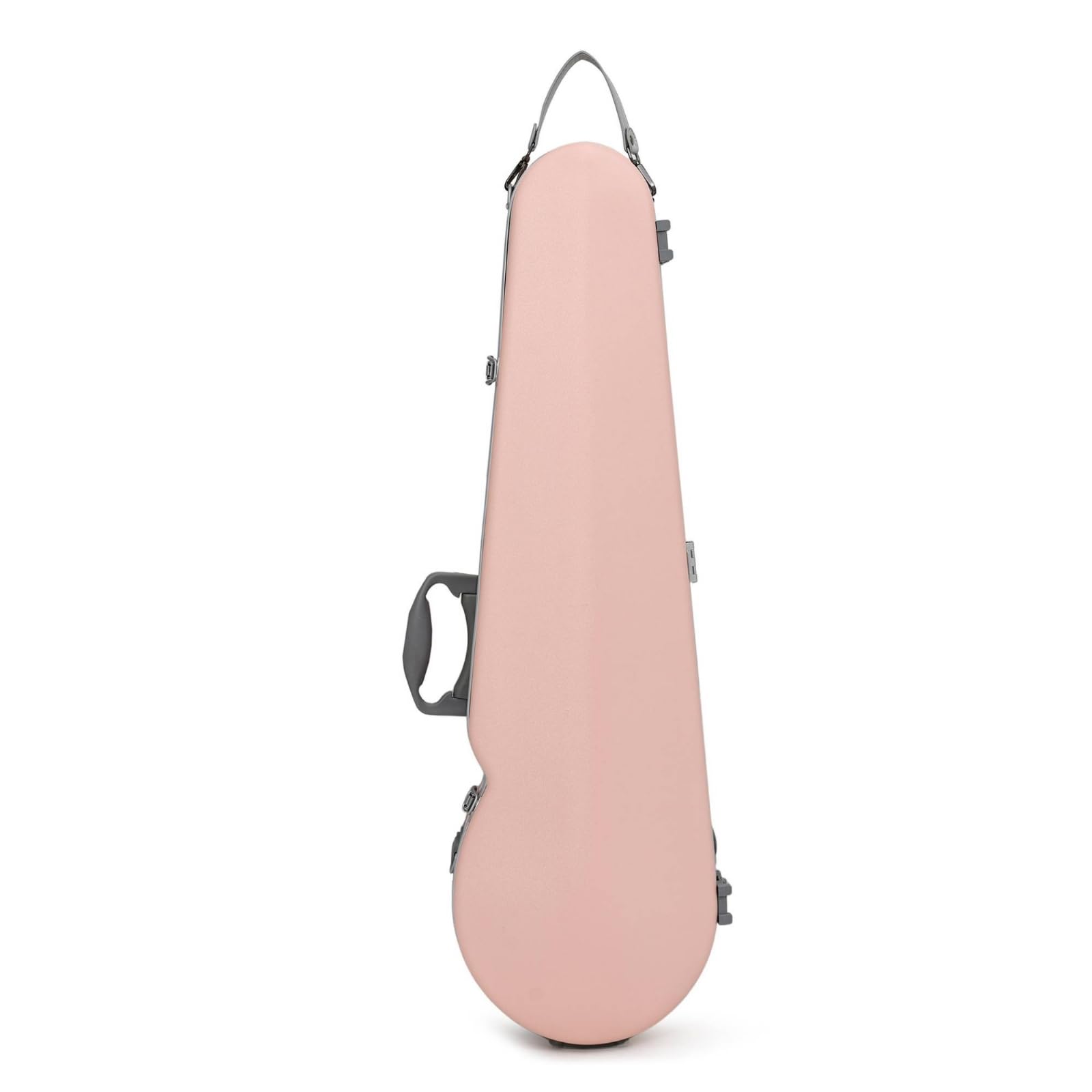 Estuche para Violín 4/4 Funda Rígida, Estuche Rígido De Violín De Fibra De Carbono Ligero, Array, Rosa Tierno