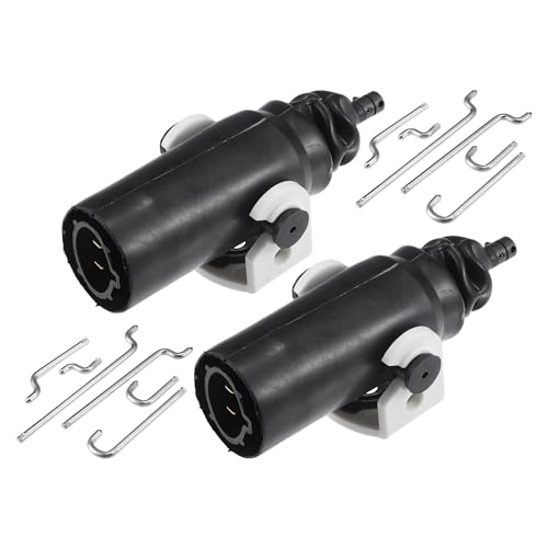 Image of X AUTOHAUX Replacement Front Rear Side Power Door Lock Actuator Motor for Ford F-150 F-250 F-350 1989-1991 Door Latch Actuator Assembly Replace Black 2 Set