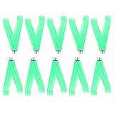 10Pcs Carp Fishing Rod Rest, Fishing Pole Rest Rod, Butt Grip Stand Holder, Fishing Accessory, with Threaded Sportinggoods Fishing Rods and Their Accessories (V Shape)
