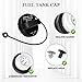 Beypovk Gas Cap, Fuel Cap Replacement OEM #17251-3JA0A 17251-9BD0E, Car Accessories Fuel Tank Filler Cap Compatible with Nissan, Frontier, Murano, Altima, Infiniti （Black)
