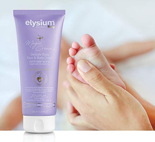 Elysium Organic Baby Lotion Baby Moisturizer With Aloe Vera & Green Tea Calming & Soothing Face And Body Cream Hypoallergenic Vegan Natural Baby Lotion For Newborns Toddlers Kids #TOP1