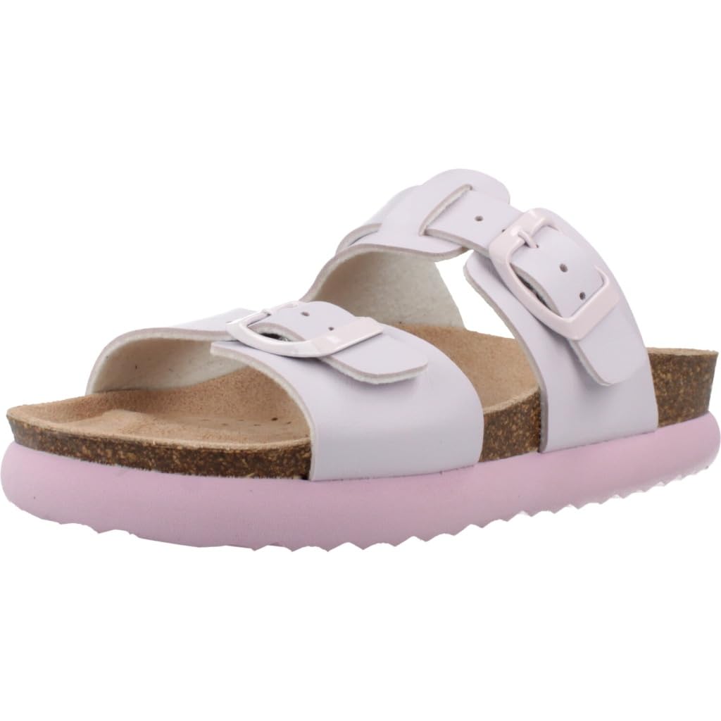 Geox Girls J Bubblebow G Sandal, Lilac, 9 UK Child