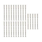 60mm Flat Head Countersunk Screw with 16mm Nickel-Plated Iron Nut Set, Flush Mount Metal Fastener for DIY and Professional Applications, 25-Pack