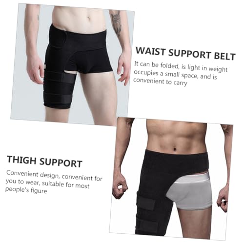 Faja deportiva para muslo y cintura Abaodam, soporte ligero miniatura 5
