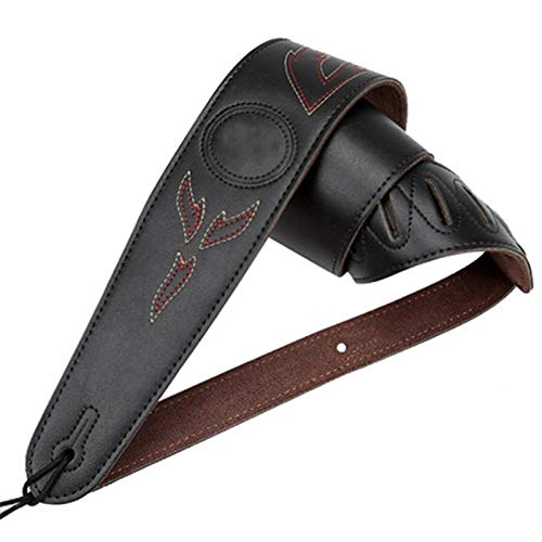 WARRIO Bretelles pour Hommes Sangle de Guitare Cuir Deluxe en Cuir Souple Guitare Longueur du Bracelet réglable Mens… - Les Beatles, Paul McCartney, John Lennon, RIngo Starr, George Harrison WARRIO Bretelles pour Hommes Sangle de Guitare Cuir Deluxe en Cuir Souple Guitare Longueur du Bracelet réglable Mens…