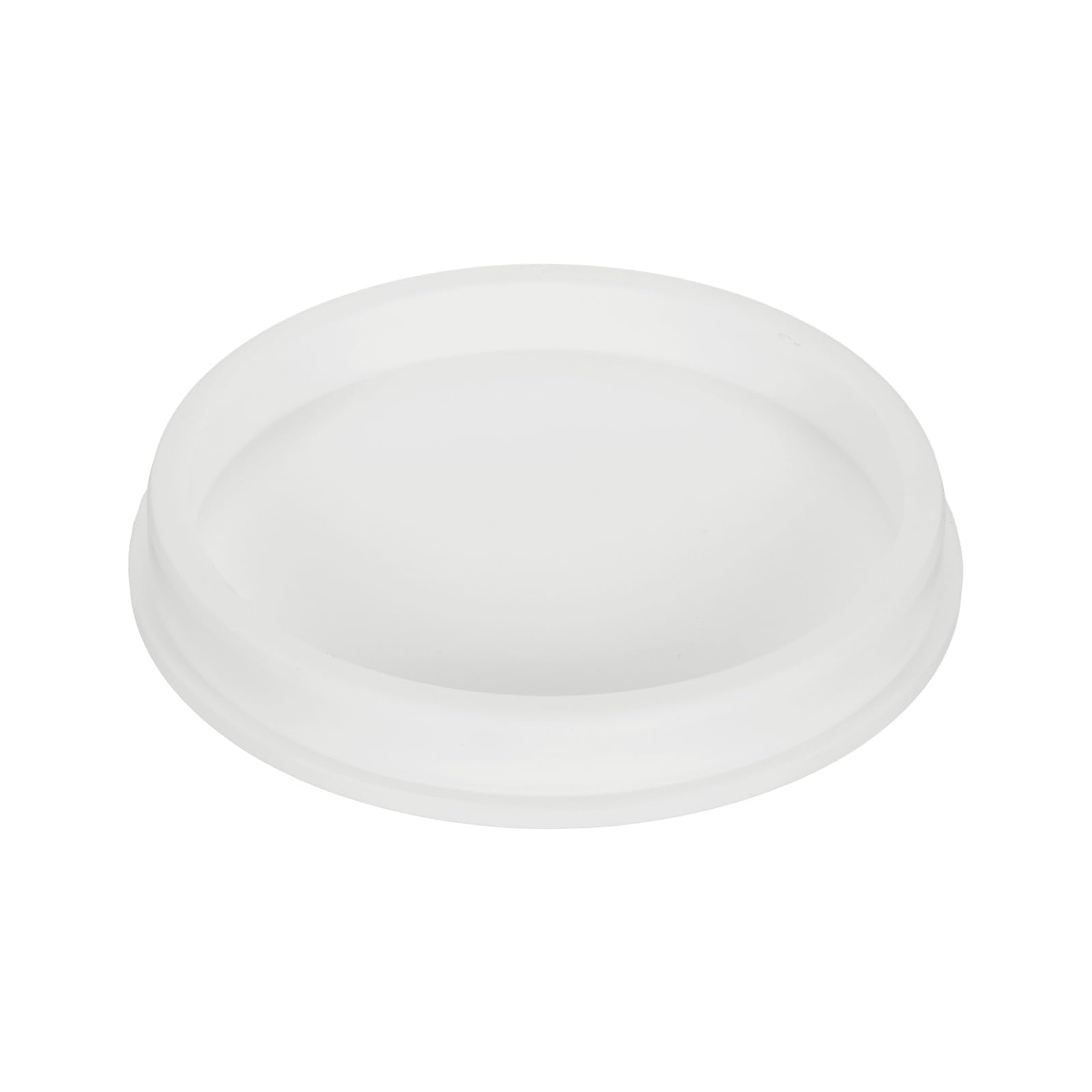 sourcing map Silicone Hole Plug, Waterproof Round Rubber Stoppers T-Shaped Sealing Plugs Pipe End Caps Fit 165mm/6.5" Hole for Coating Plating, White