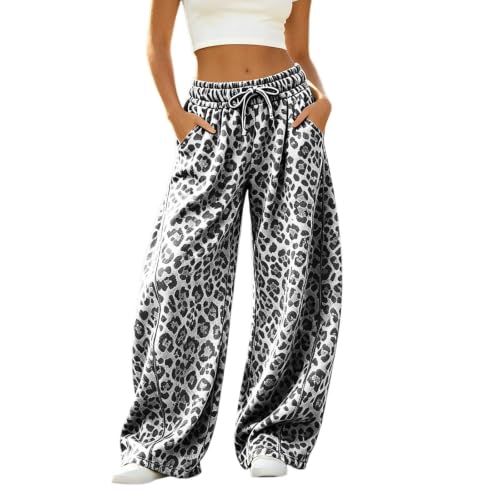 Barrel Sweatpants Women 2026 Wide Leg Baggy Pants Fall Lounge Pants - image 1