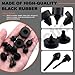 Tanstic 160Pcs Black Automotive Rubber Bumper Stopper Rubber Stop Bumper Compatible with Ford GM Vehicle