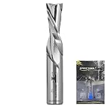 SPEED TIGER Carbide Spiral Router Bits Down Cut - ISED1/4” Diameter, 1” Cutting Length, 2-1/2"OVL (1