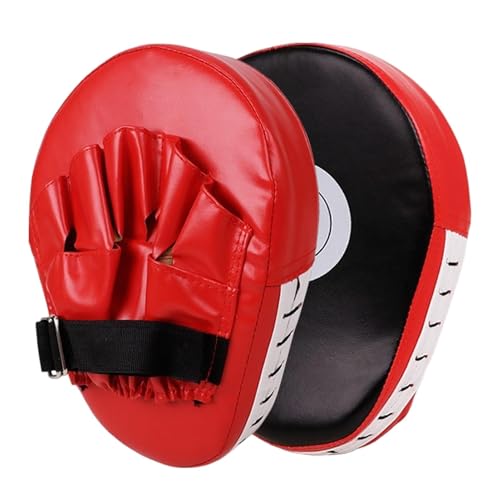 Nybhyjka Almohadillas para Entrenamiento De Kickboxing,Guantes De Boxeo Kick Boxing Punch Manoplas De Boxeo para Adultos, Almohadillas De Artes Marciales Que Absorben Los
