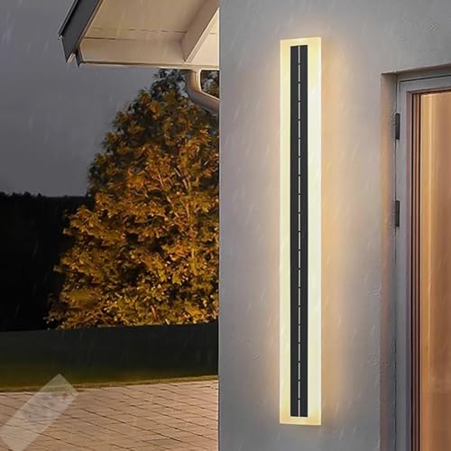 Applique murale solaire IP65 étanche et réglable par télécommande pour terrasse