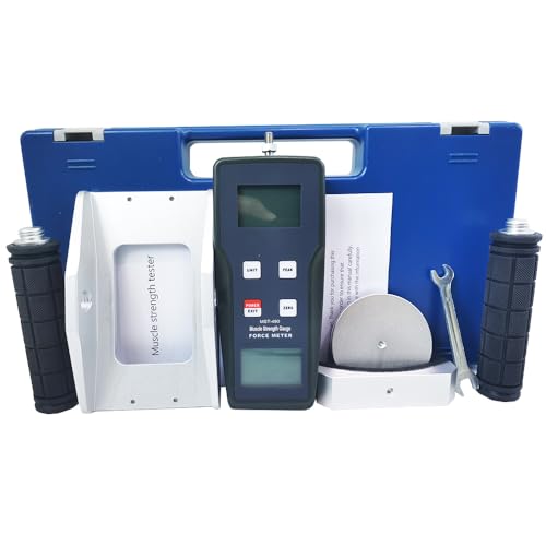 Dinamómetro de Medición de Fuerza Muscular con Rango ±50 Kgf ±490 N ±110 Lbf Resolución 0.01 Kgf 0.1 N 0.1 Lbf para Diseño de Lugar de Trabajo, Evaluación de Fuerza y Estudios Ergonómicos miniatura 6