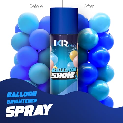 Balloon Shine Spray for Party, 3 Pack x 16.9 oz, Balloons Spray Silicone by ixirpro - Used condition - Image 5