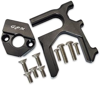 GPM ARRMA-1/8 6S BLX KRATON/Outcast/Notorious/Typhon/Talion,1/7 Infraction Limitless Aluminum Center Differential (Rear) + Motor Mount -11PC Set (Black)