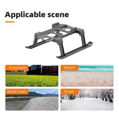 Tren de aterrizaje plegable Mavic 2 accesorio de liberación rápida para drone 2