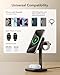 ESR Qi2 3 in 1 Wireless Charging Station, [Certified] Apple Watch Charger & 15W Qi2 MagSafe Charger Stand for iPhone, Wireless Charger for Multiple Devices iPhone 16/15/14/13&Watch&AirPods,Black
