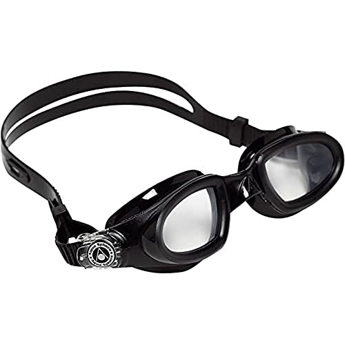 Óculos De Natação Aqua Sphere Mako Transpartente/Presilha Turquesa - Lente Transparente, Tamanho úni