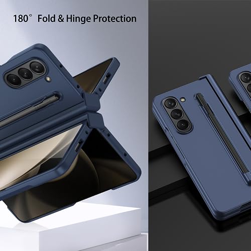 Coque antichoc Samsung Z Fold 5 verte anti-rayure protégeant la charnière - 4