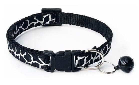 LitVibes Cat Collars Breakaway With Bell & Ribbed Design,Kitten & Small Dogs Soft Adjustable,Safe,Solid & Protection For Cats & Puppies,Cute Kitty Neckband With Unique Design(Black),14 cm,W_2 cm (B0BNHWX82K) Amazon Price History, Amazon Price Tracker