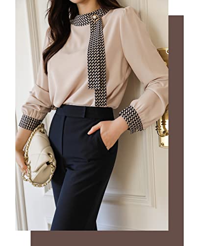 Image of GG Style Women Western Printed Cuff Collar Tops