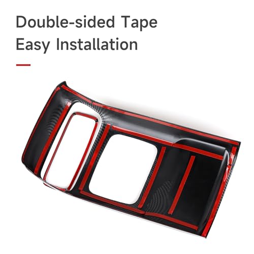 Image of Rear Air Vent Outlet Decals for Honda CR-V 2017 2018 2019 2020 2021 2022 Accessories CRV ABS Carbon Fiber Interior Stickers