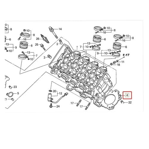 Joint de cylindre moto haute compression pour CBR600F et CB600F - 3