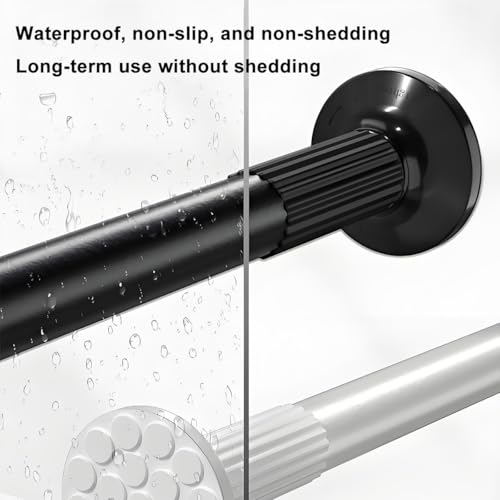 Tringle à rideau de douche solide et durable extensible jusqu'à 1,8 m