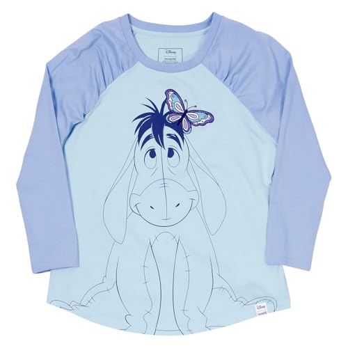 T-shirt raglan froncé Winnie l'ourson Disney vêtement casual mode femme